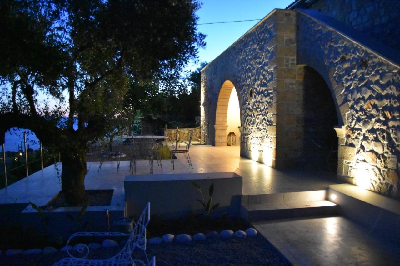 Вилла Athina'S Stone House In Кардамили Экстерьер фото
