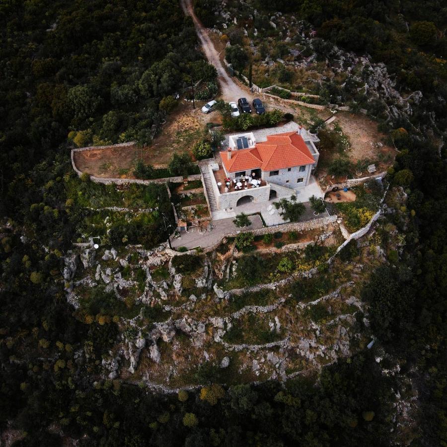 Вилла Athina'S Stone House In Кардамили Экстерьер фото