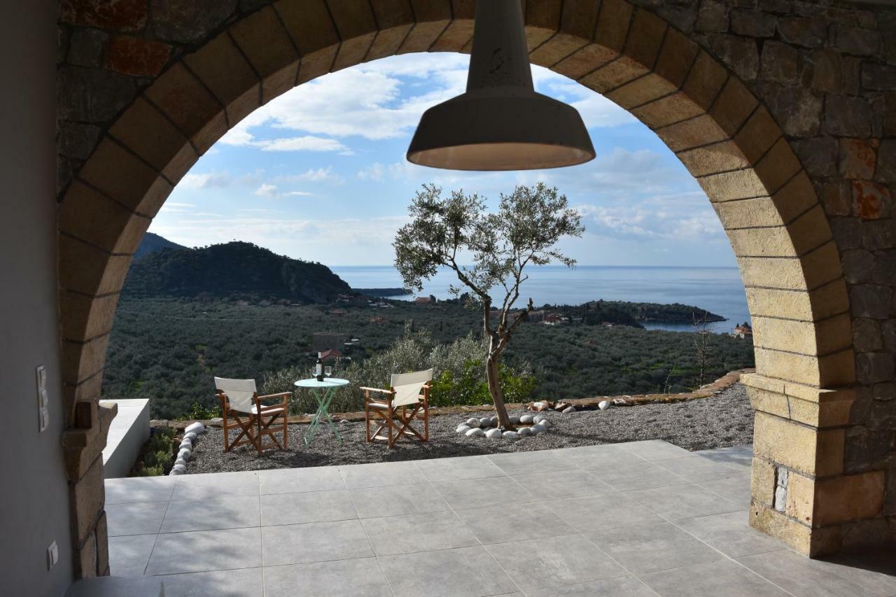 Вилла Athina'S Stone House In Кардамили Экстерьер фото